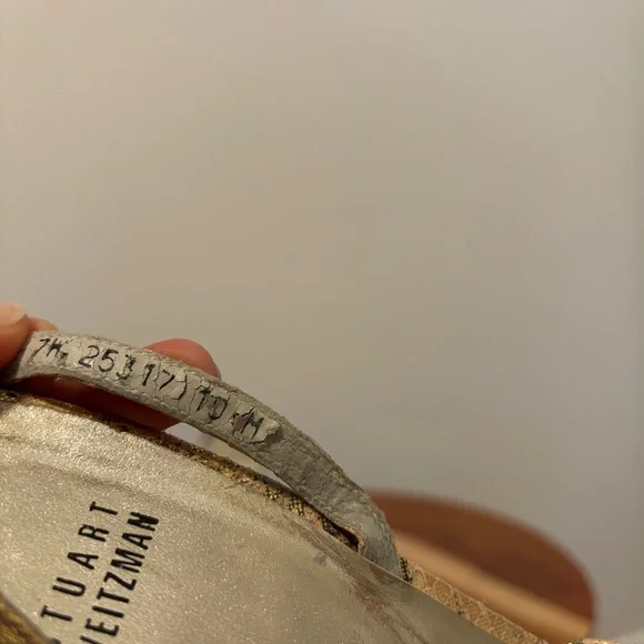 Stuart Weitzman Beige and Brown Heels Size 10 - Picture 7 of 7